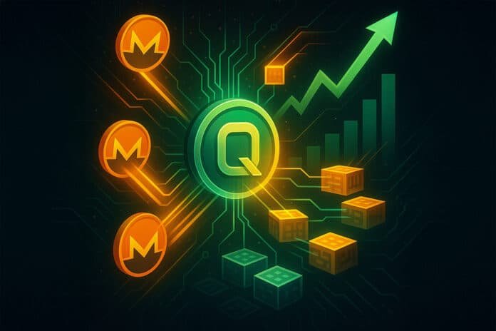 XMR mining on $QUBIC is going EXPONENTIAL