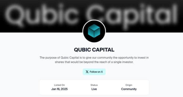 Qubic Capital: The Passive Income Qubic Capital: The Passive Income