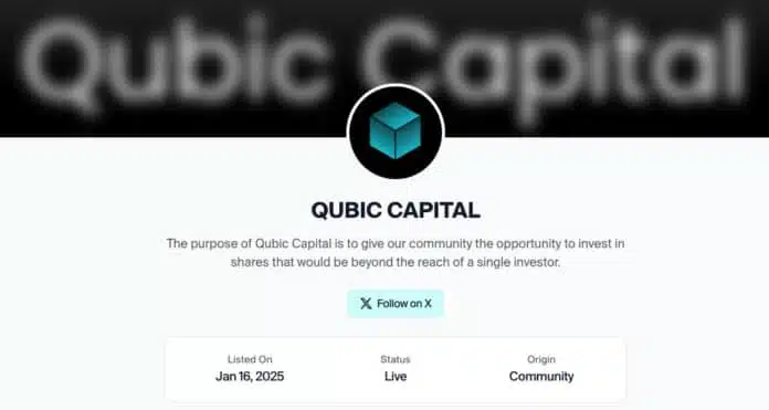 Qubic Capital: The Passive Income